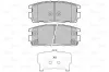 Bremsbelagsatz, Scheibenbremse Hinterachse VALEO 598941 Bild Bremsbelagsatz, Scheibenbremse Hinterachse VALEO 598941