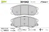 Bremsbelagsatz, Scheibenbremse Vorderachse VALEO 301942 Bild Bremsbelagsatz, Scheibenbremse Vorderachse VALEO 301942