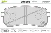 Bremsbelagsatz, Scheibenbremse VALEO 301308 Bild Bremsbelagsatz, Scheibenbremse VALEO 301308