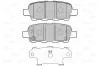 Bremsbelagsatz, Scheibenbremse Hinterachse VALEO 601009 Bild Bremsbelagsatz, Scheibenbremse Hinterachse VALEO 601009