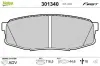 Bremsbelagsatz, Scheibenbremse Hinterachse VALEO 301340 Bild Bremsbelagsatz, Scheibenbremse Hinterachse VALEO 301340