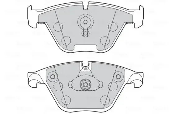 Bremsbelagsatz, Scheibenbremse Vorderachse VALEO 302273 Bild Bremsbelagsatz, Scheibenbremse Vorderachse VALEO 302273