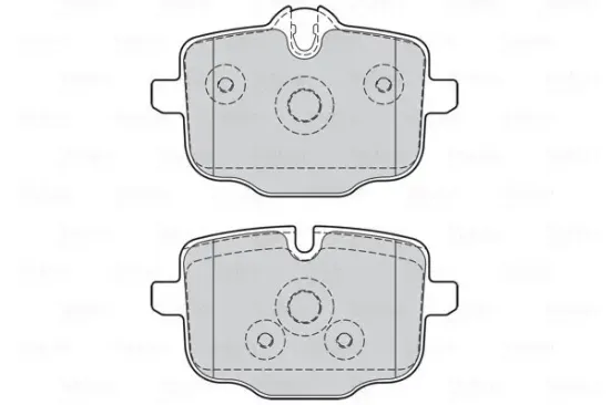 Bremsbelagsatz, Scheibenbremse Hinterachse VALEO 302137 Bild Bremsbelagsatz, Scheibenbremse Hinterachse VALEO 302137