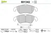 Bremsbelagsatz, Scheibenbremse Vorderachse VALEO 601342 Bild Bremsbelagsatz, Scheibenbremse Vorderachse VALEO 601342