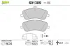 Bremsbelagsatz, Scheibenbremse Vorderachse VALEO 601389 Bild Bremsbelagsatz, Scheibenbremse Vorderachse VALEO 601389