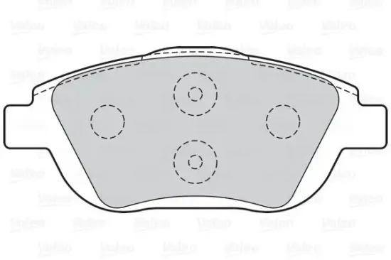 Bremsbelagsatz, Scheibenbremse VALEO 302218 Bild Bremsbelagsatz, Scheibenbremse VALEO 302218