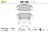 Bremsbelagsatz, Scheibenbremse Hinterachse VALEO 601139 Bild Bremsbelagsatz, Scheibenbremse Hinterachse VALEO 601139