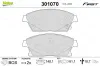 Bremsbelagsatz, Scheibenbremse Vorderachse VALEO 301070