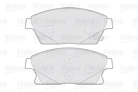 Bremsbelagsatz, Scheibenbremse Vorderachse VALEO 301070 Bild Bremsbelagsatz, Scheibenbremse Vorderachse VALEO 301070