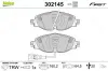 Bremsbelagsatz, Scheibenbremse Vorderachse VALEO 302145 Bild Bremsbelagsatz, Scheibenbremse Vorderachse VALEO 302145
