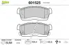 Bremsbelagsatz, Scheibenbremse Vorderachse VALEO 601525 Bild Bremsbelagsatz, Scheibenbremse Vorderachse VALEO 601525