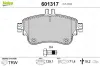 Bremsbelagsatz, Scheibenbremse Vorderachse VALEO 601317 Bild Bremsbelagsatz, Scheibenbremse Vorderachse VALEO 601317