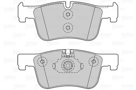 Bremsbelagsatz, Scheibenbremse Vorderachse VALEO 302269 Bild Bremsbelagsatz, Scheibenbremse Vorderachse VALEO 302269