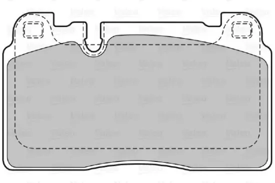 Bremsbelagsatz, Scheibenbremse VALEO 601467 Bild Bremsbelagsatz, Scheibenbremse VALEO 601467