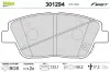Bremsbelagsatz, Scheibenbremse Vorderachse VALEO 301294 Bild Bremsbelagsatz, Scheibenbremse Vorderachse VALEO 301294