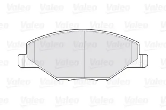 Bremsbelagsatz, Scheibenbremse Vorderachse VALEO 301354 Bild Bremsbelagsatz, Scheibenbremse Vorderachse VALEO 301354