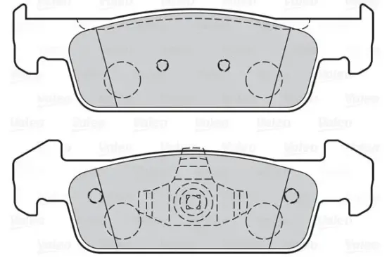 Bremsbelagsatz, Scheibenbremse Vorderachse VALEO 302162 Bild Bremsbelagsatz, Scheibenbremse Vorderachse VALEO 302162