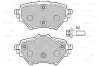 Bremsbelagsatz, Scheibenbremse Hinterachse VALEO 601396 Bild Bremsbelagsatz, Scheibenbremse Hinterachse VALEO 601396