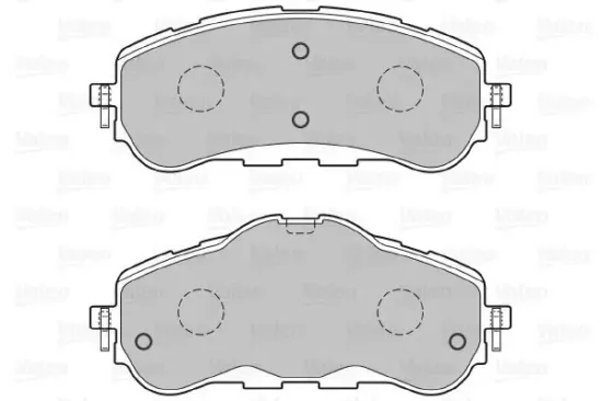 Bremsbelagsatz, Scheibenbremse VALEO 601394 Bild Bremsbelagsatz, Scheibenbremse VALEO 601394