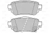 Bremsbelagsatz, Scheibenbremse Hinterachse VALEO 601416 Bild Bremsbelagsatz, Scheibenbremse Hinterachse VALEO 601416
