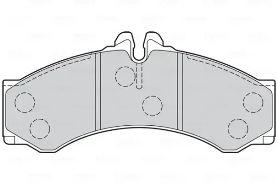 Bremsbelagsatz, Scheibenbremse Vorderachse Hinterachse VALEO 302089 Bild Bremsbelagsatz, Scheibenbremse Vorderachse Hinterachse VALEO 302089
