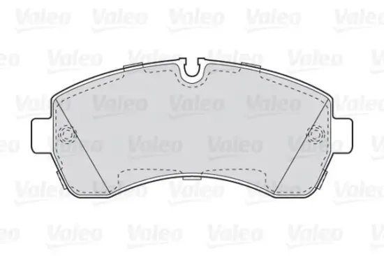 Bremsbelagsatz, Scheibenbremse Vorderachse VALEO 301881 Bild Bremsbelagsatz, Scheibenbremse Vorderachse VALEO 301881