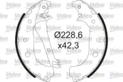 Bremsbackensatz Hinterachse VALEO 564207