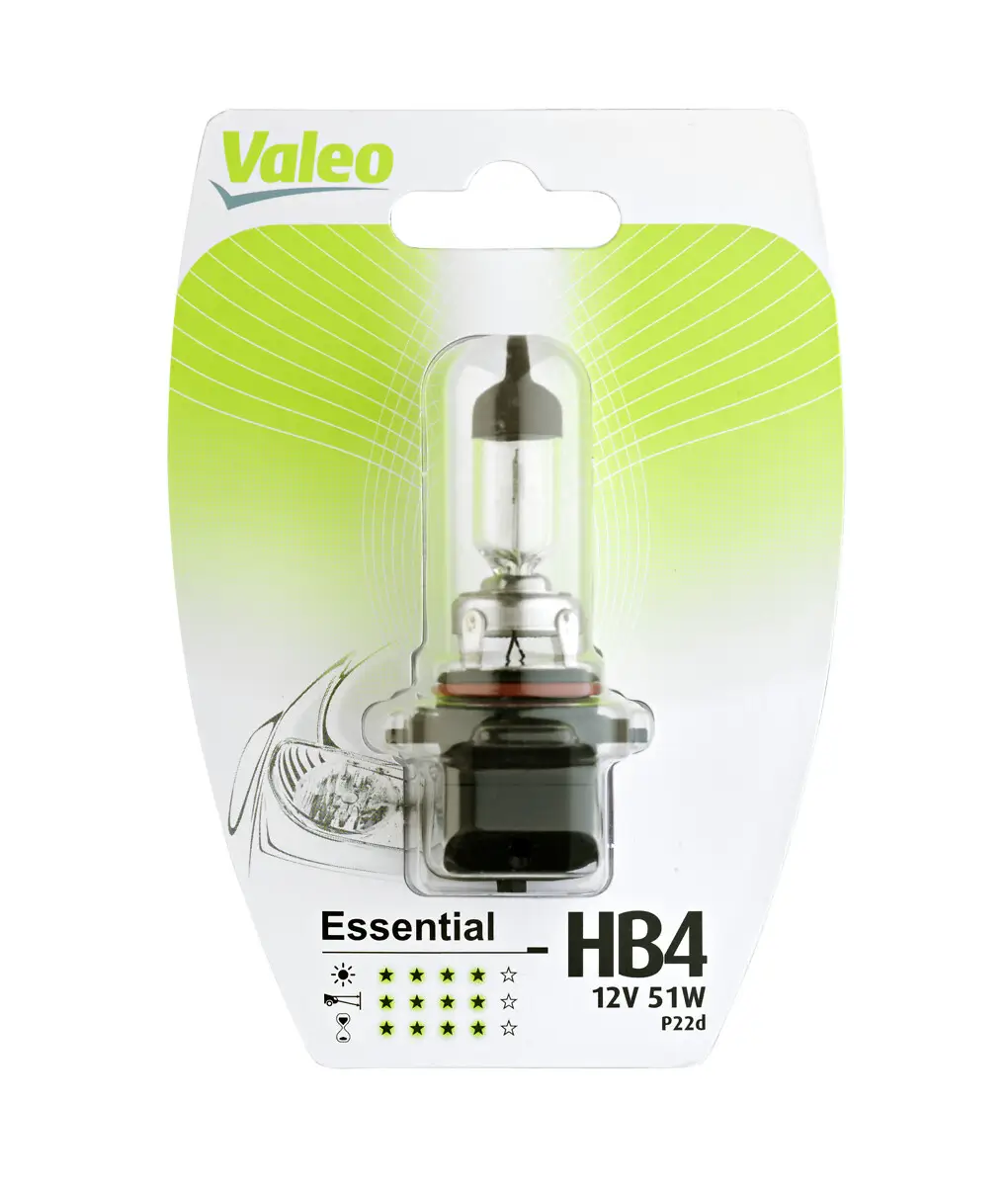 Glühlampe, Fernscheinwerfer 12 V 51 W HB4 VALEO 032014