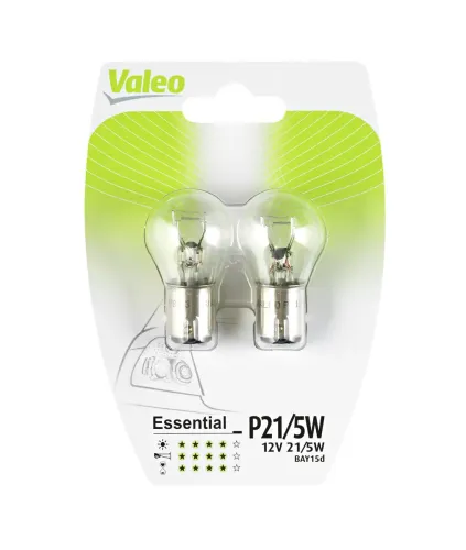 Glühlampe, Blinkleuchte 12 V 21/5 W P21/5W VALEO 032112 Bild Glühlampe, Blinkleuchte 12 V 21/5 W P21/5W VALEO 032112