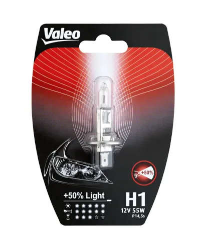 Glühlampe, Fernscheinwerfer 12 V 55 W H1 VALEO 032502 Bild Glühlampe, Fernscheinwerfer 12 V 55 W H1 VALEO 032502
