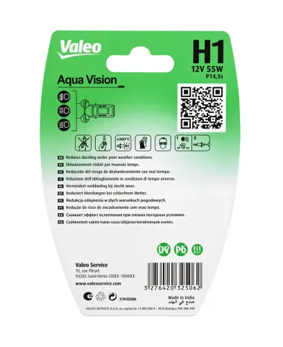 Glühlampe, Fernscheinwerfer 12 V 55 W H1 VALEO 032506 Bild Glühlampe, Fernscheinwerfer 12 V 55 W H1 VALEO 032506
