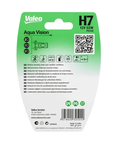 Glühlampe, Fernscheinwerfer 12 V 55 W H7 VALEO 032522 Bild Glühlampe, Fernscheinwerfer 12 V 55 W H7 VALEO 032522