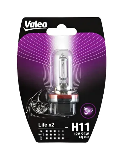 Glühlampe, Fernscheinwerfer 12 V 55 W H11 VALEO 032524 Bild Glühlampe, Fernscheinwerfer 12 V 55 W H11 VALEO 032524