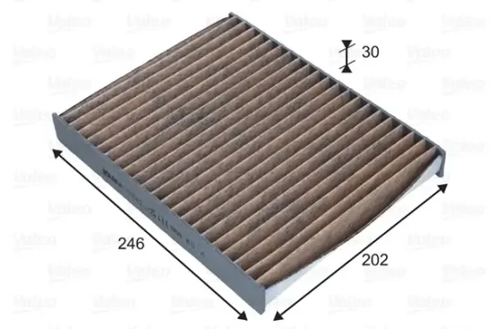 Filter, Innenraumluft VALEO 701042 Bild Filter, Innenraumluft VALEO 701042