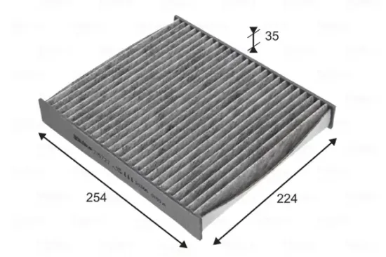 Filter, Innenraumluft VALEO 715727 Bild Filter, Innenraumluft VALEO 715727