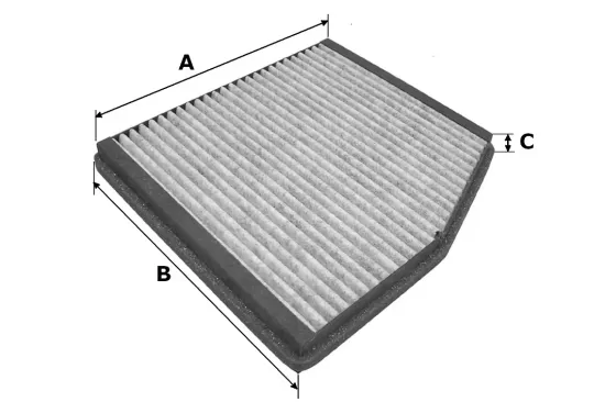 Filter, Innenraumluft VALEO 698839 Bild Filter, Innenraumluft VALEO 698839