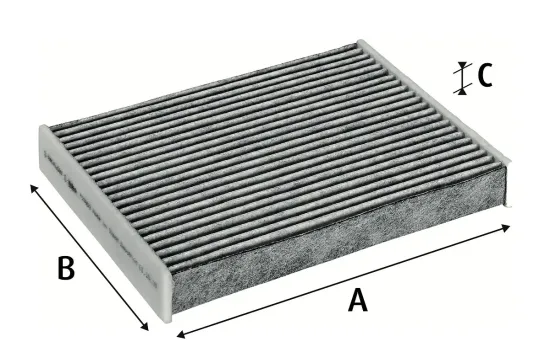 Filter, Innenraumluft VALEO 715802 Bild Filter, Innenraumluft VALEO 715802