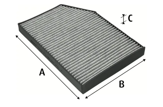 Filter, Innenraumluft VALEO 715836 Bild Filter, Innenraumluft VALEO 715836