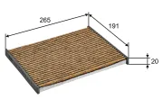 Filter, Innenraumluft VALEO 701028