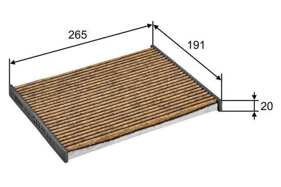 Filter, Innenraumluft VALEO 701028 Bild Filter, Innenraumluft VALEO 701028