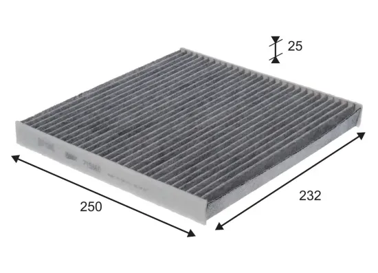 Filter, Innenraumluft VALEO 715860 Bild Filter, Innenraumluft VALEO 715860