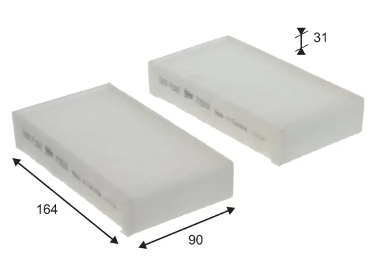 Filter, Innenraumluft VALEO 715919 Bild Filter, Innenraumluft VALEO 715919