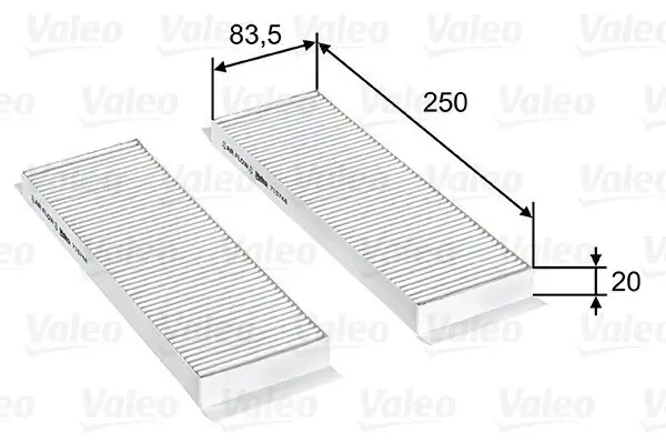 Filter, Innenraumluft VALEO 715748