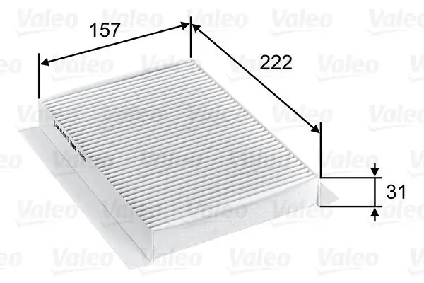 Filter, Innenraumluft VALEO 715809