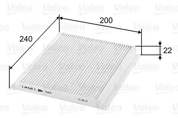 Filter, Innenraumluft VALEO 715816