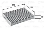 Filter, Innenraumluft VALEO 715802