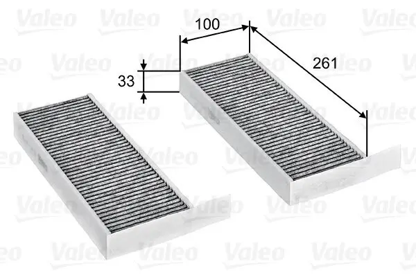 Filter, Innenraumluft VALEO 715805