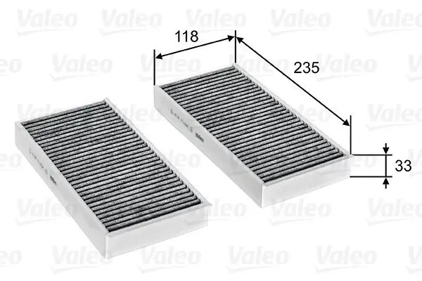 Filter, Innenraumluft VALEO 715811