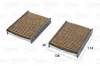 Filter, Innenraumluft VALEO 701017 Bild Filter, Innenraumluft VALEO 701017