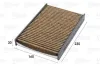 Filter, Innenraumluft VALEO 701018 Bild Filter, Innenraumluft VALEO 701018
